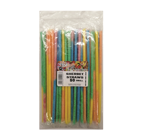 DR CANDY SHERBET STRAW TUBES X50
