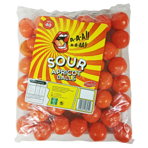 SOUR APRICOT BALLS X40