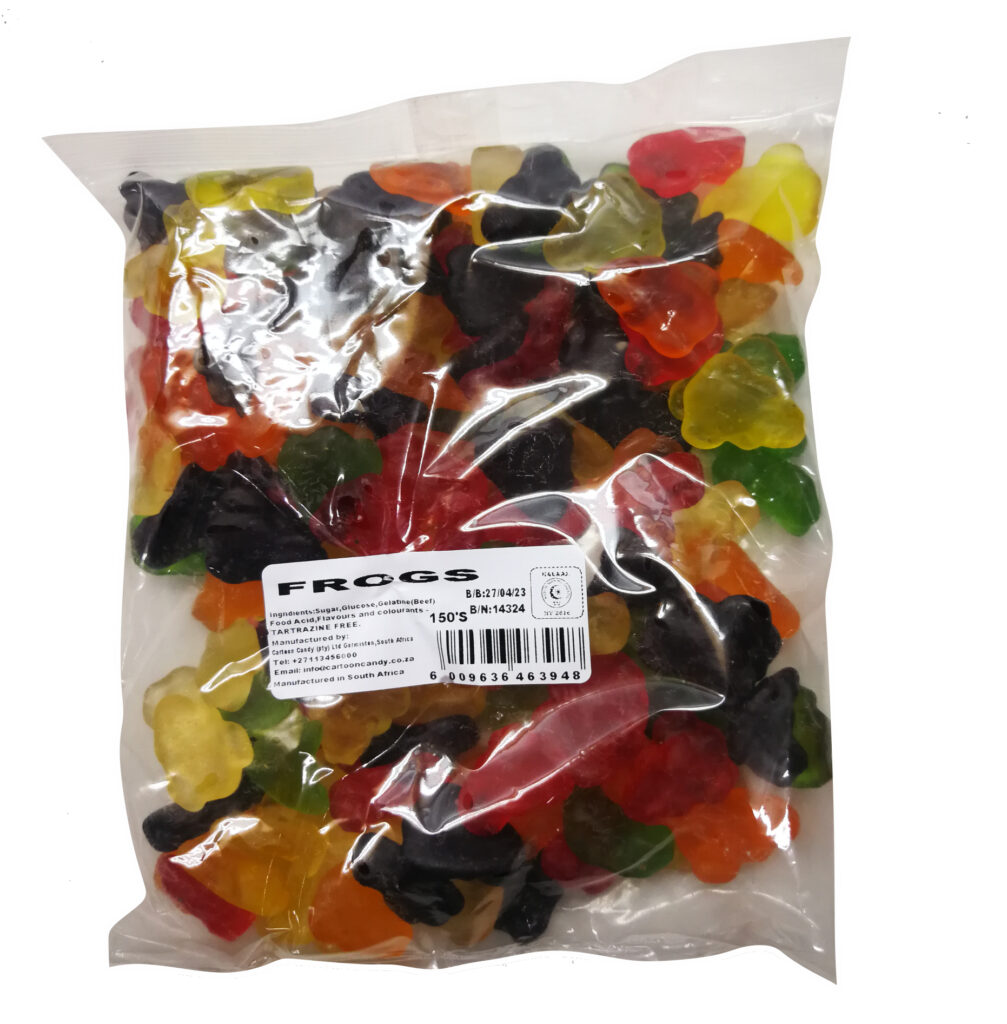 YUMMY GUMMY FROGS ASSORTED X150’s – CandyKidz Megastore