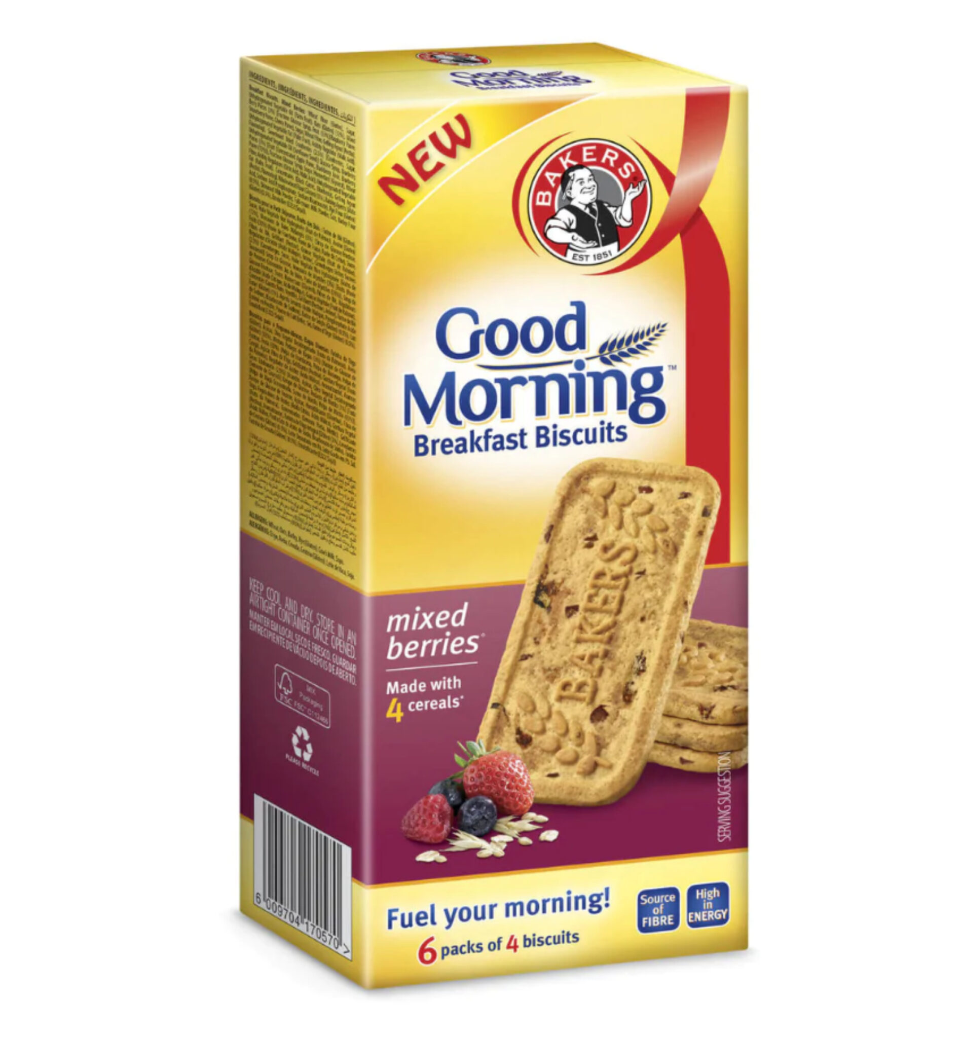 BAKERS GOOD MORNING BISCUIT MIX BERRIES X300G – CandyKidz Megastore