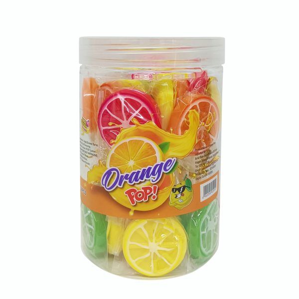 FANCY POPS JAR ORANGE POPS 20X30's